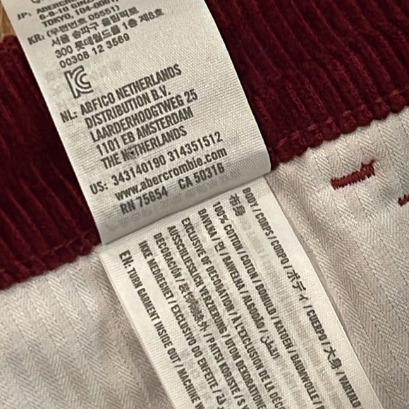 HOLLISTER Corduroy Ultra High Rise Mini Skirt size 1 - Picture 6 of 11